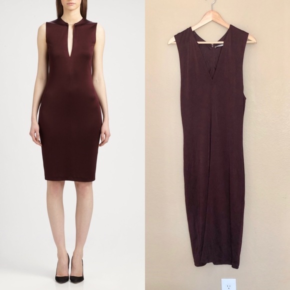T by Alexander wang pique dress in iodine - Picture 1 of 7